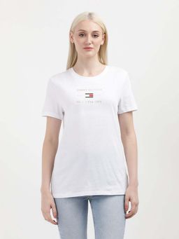 Tommy Hilfiger - Womens White Color T-Shirt