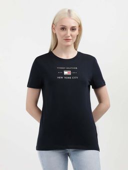 Tommy Hilfiger - Womens Blue Color T-Shirt