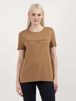 Tommy Hilfiger - Womens Yellow Color T-Shirt