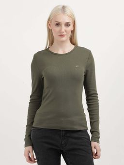 Tommy Hilfiger - Womens Green Color T-Shirt