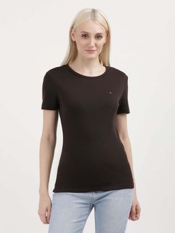 Tommy Hilfiger - Womens Brown Color T-Shirt