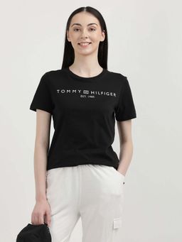 Tommy Hilfiger - Womens Black Color T-Shirt