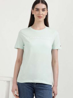Tommy Hilfiger - Womens Green Color T-Shirt