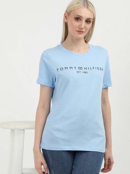 Tommy Hilfiger - Womens Blue Color T-Shirt