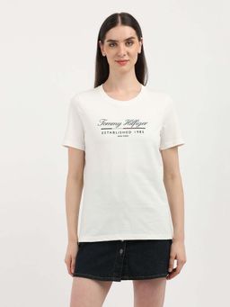 Tommy Hilfiger - Womens White Color T-Shirt