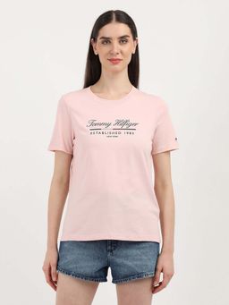 Tommy Hilfiger - Womens Pink Color T-Shirt
