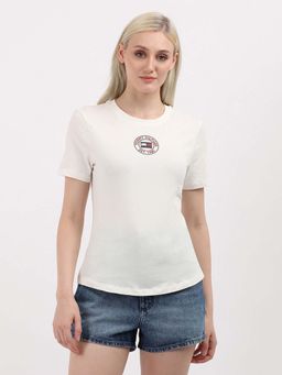 Tommy Hilfiger - Womens White Color T-Shirt