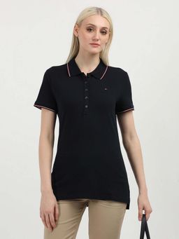Tommy Hilfiger - Womens Navy Blue Color T-Shirt