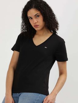 Tommy Hilfiger - Womens Black Color T-Shirt (Pack of 2)