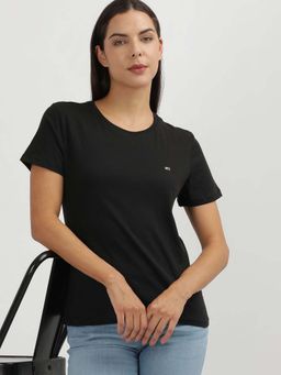 Tommy Hilfiger - Womens Black Color T-Shirt (Pack of 2)