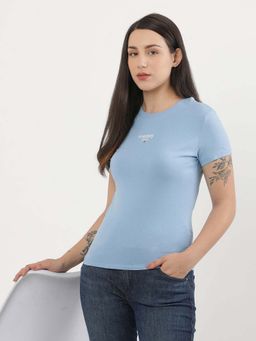 Tommy Hilfiger - Womens Blue Color T-Shirt