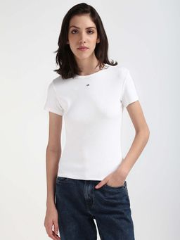 Tommy Hilfiger - Womens White Color T-Shirt