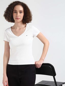 Tommy Hilfiger - Womens White Color T-Shirt