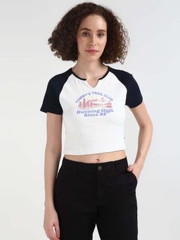 Tommy Hilfiger - Womens Blue Color T-Shirt