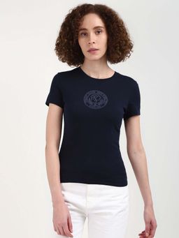 Tommy Hilfiger - Womens Blue Color T-Shirt