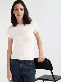 Tommy Hilfiger - Womens White Color T-Shirt