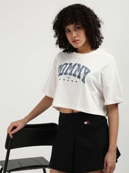 Tommy Hilfiger - Womens White Color T-Shirt