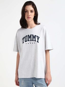 Tommy Hilfiger - Womens Grey Color T-Shirt