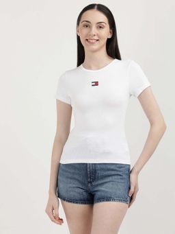 Tommy Hilfiger - Womens White Color T-Shirt