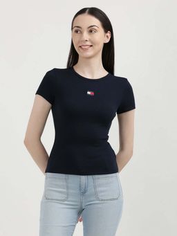 Tommy Hilfiger - Womens Blue Color T-Shirt