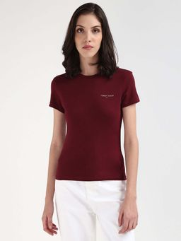 Tommy Hilfiger - Womens Purple Color T-Shirt