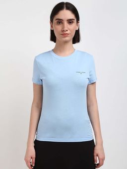 Tommy Hilfiger - Womens Blue Color T-Shirt