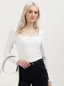 Tommy Hilfiger - Womens White Color T-Shirt