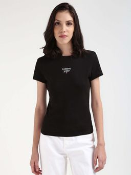 Tommy Hilfiger - Womens Black Color T-Shirt