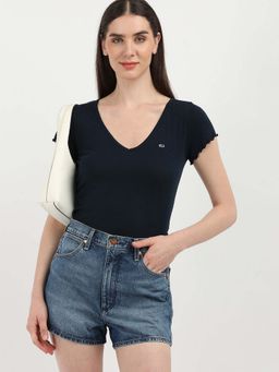 Tommy Hilfiger - Womens Blue Color T-Shirt