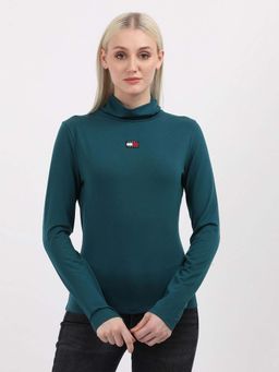 Tommy Hilfiger - Womens Teal Color T-Shirt