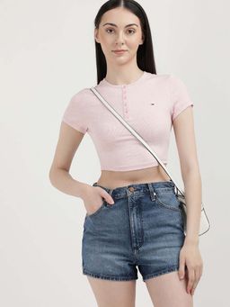 Tommy Hilfiger - Womens Pink Color Top