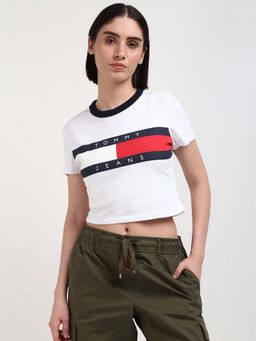 Tommy Hilfiger - Womens White Color T-Shirt