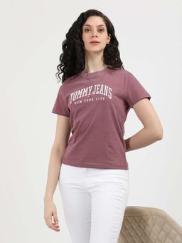 Tommy Hilfiger - Womens Mauve Color T-Shirt
