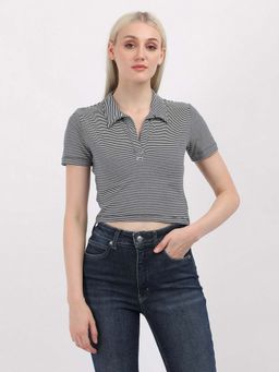 Tommy Hilfiger - Womens Blue Color Polo T-Shirt