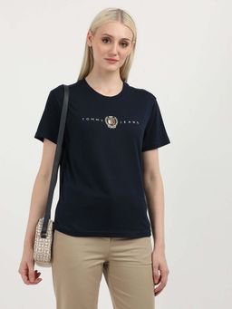 Tommy Hilfiger - Womens Blue Color T-Shirt