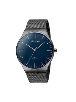 Strand by Obaku - Mason Lille Shadow Blue Dial Quartz Watch For Women (S717LXJLMJ)