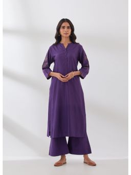 SMRITI GUPTA - Purple Cotton Palazzo