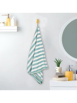 Voncasa - Von Casa Polyester Green & White Bath Towel
