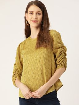 Twenty Dresses by Nykaa Fashion - Yellow Heart On My Sleeve Top