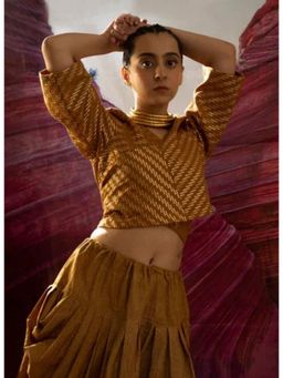 Banana Labs - Aurum Gilded Shock Mustard Blouse