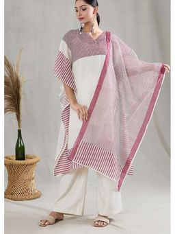 Banana Labs - Women Crossroads Pink Dupatta