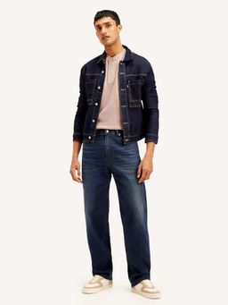 Levi's - Men Straight Fit Navy Blue Jeans