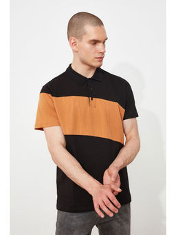 Trendyol - Man Black Polo T-Shirt
