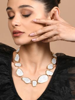 Accessorize London - Women Mixed Shape Resin Collar Necklace