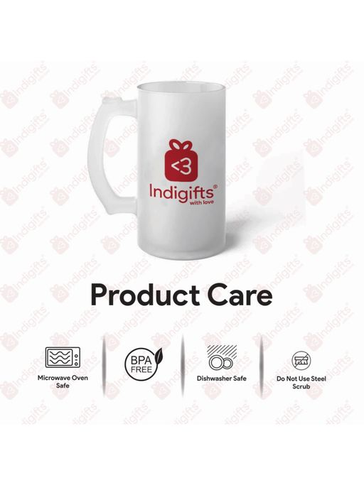 Buy Indigifts Beer Mugs For Friends | Funny Quotes Printed Beer Mug 470 Ml  Online