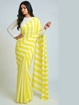 Ellemora - The Parallel Saree with Stitched Blouse with Stitched