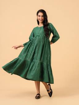 The Mom Store - Fern Glow Maternity and Nursing Dress