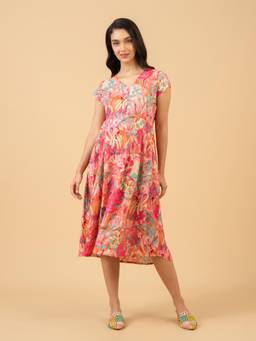 The Mom Store - Soft Rose Maternity and Nursing Dress