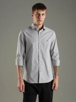Tommy Hilfiger - Striped Slim Fit Cotton Shirt