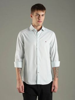 Tommy Hilfiger - Solid Slim Fit Cotton Shirt